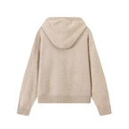 Women's Fall Simple Hooded Letters Top And Skirt Two-Piece Set