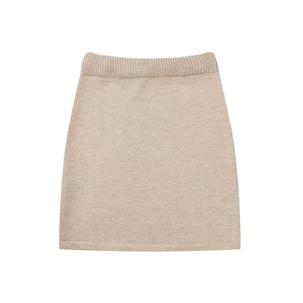 Women's Fall Simple Hooded Letters Top And Skirt Two-Piece Set
