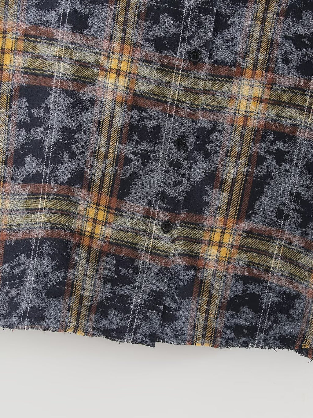 Women's Plaid Long-Sleeve Collared Shirt