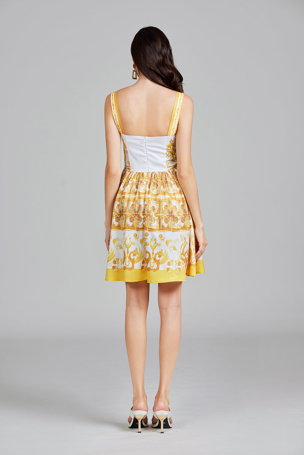 Women's 's Printed Short A-Line Dress
