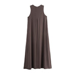 Women's Sleeveless A-Line Maxi Dress