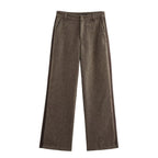 Fall Blended Slim Fit Blazer Trousers Set