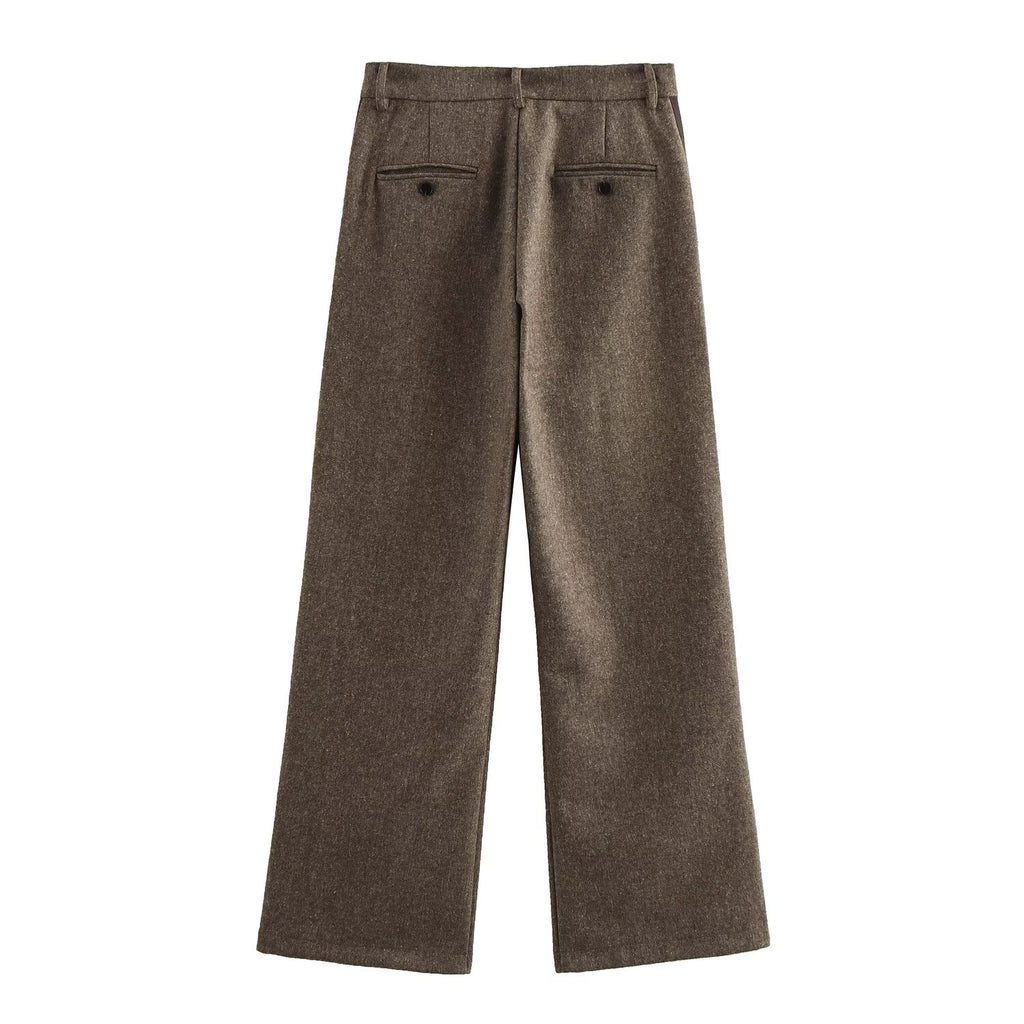 Fall Blended Slim Fit Blazer Trousers Set