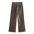 Fall Blended Slim Fit Blazer Trousers Set
