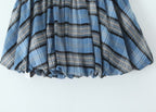 Preppy Plaid Pettiskirt For Early Autumn Slim Fit Skirt