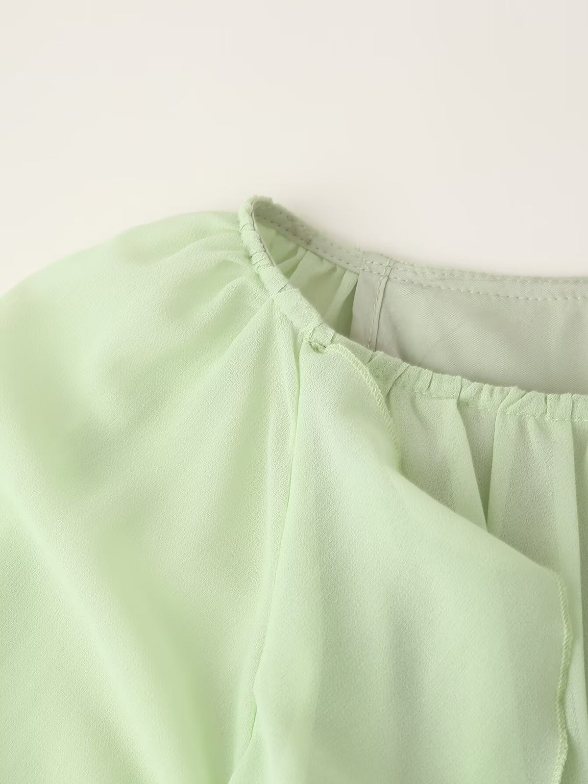 Dress Ruffled Autumn Laminated Elegant Mini