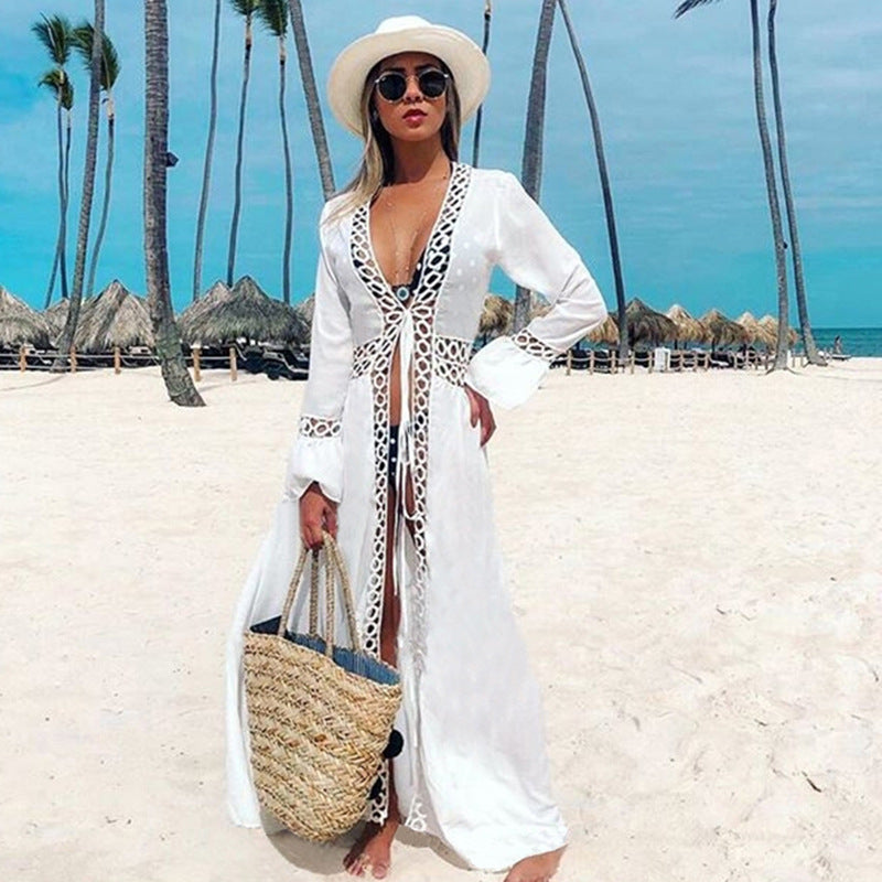 Lace Cardigan Bikini Swimwear