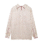 Women's Autumn Women's Casual Strawberry Printed Pajamas Pant Sets