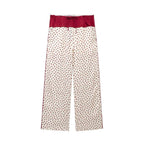 Women's Autumn Women's Casual Strawberry Printed Pajamas Pant Sets