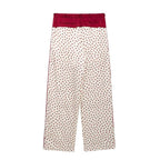 Women's Autumn Women's Casual Strawberry Printed Pajamas Pant Sets