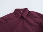 Women's Poplin Raglan Sleeve Shirt