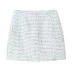 Milky White Short Skirt