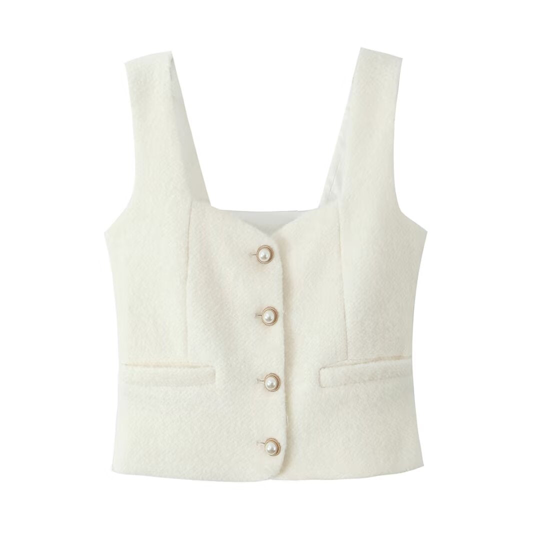 Women's High-Waisted Top and Skirt Two-Piece Set