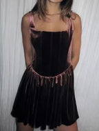 Velvet Corset Dress