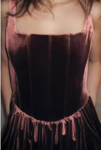 Velvet Corset Dress