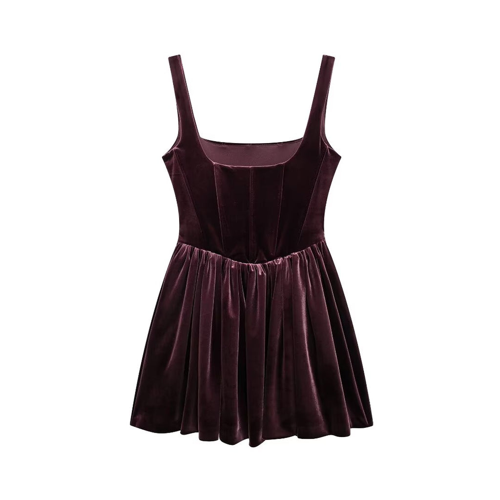 Velvet Corset Dress