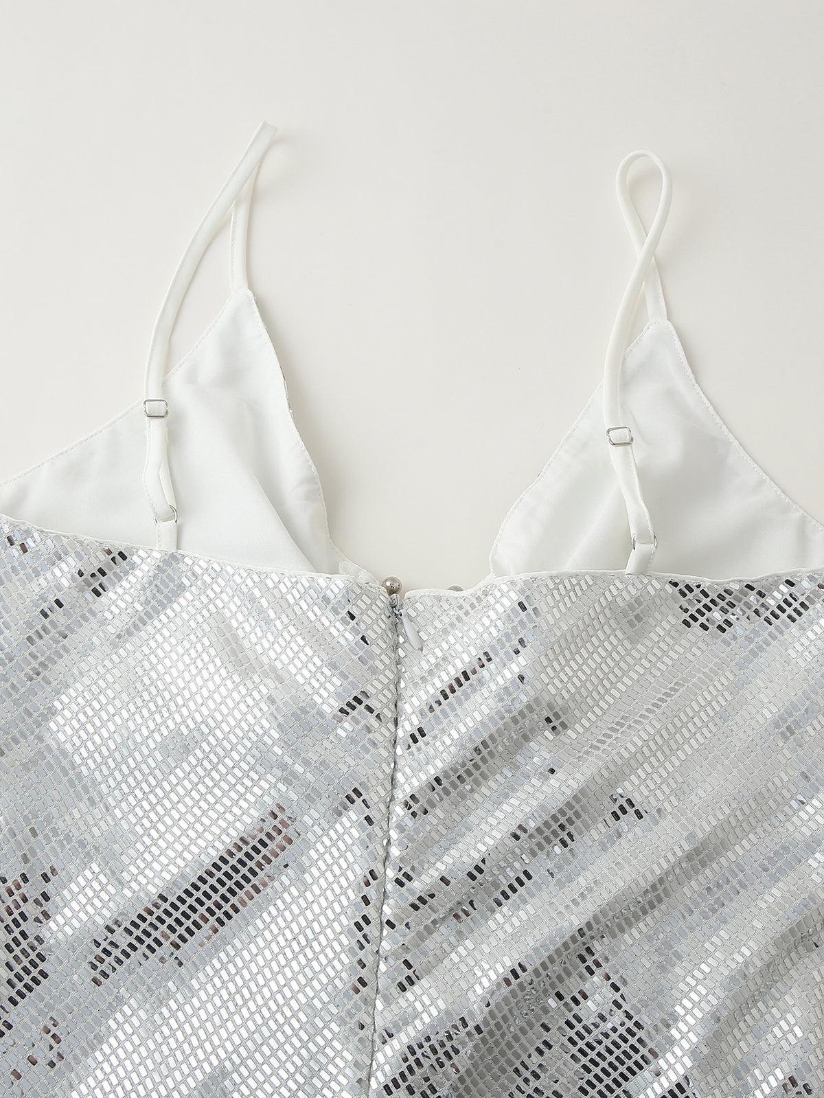 Sequined Long Hollow Cutout Decorative Suspender