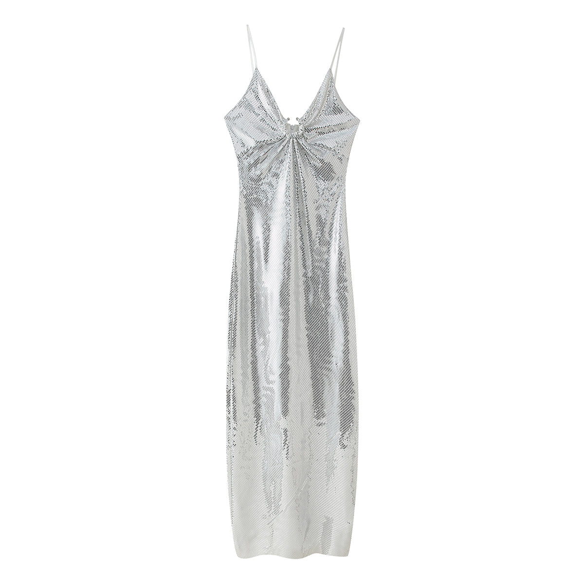Sequined Long Hollow Cutout Decorative Suspender