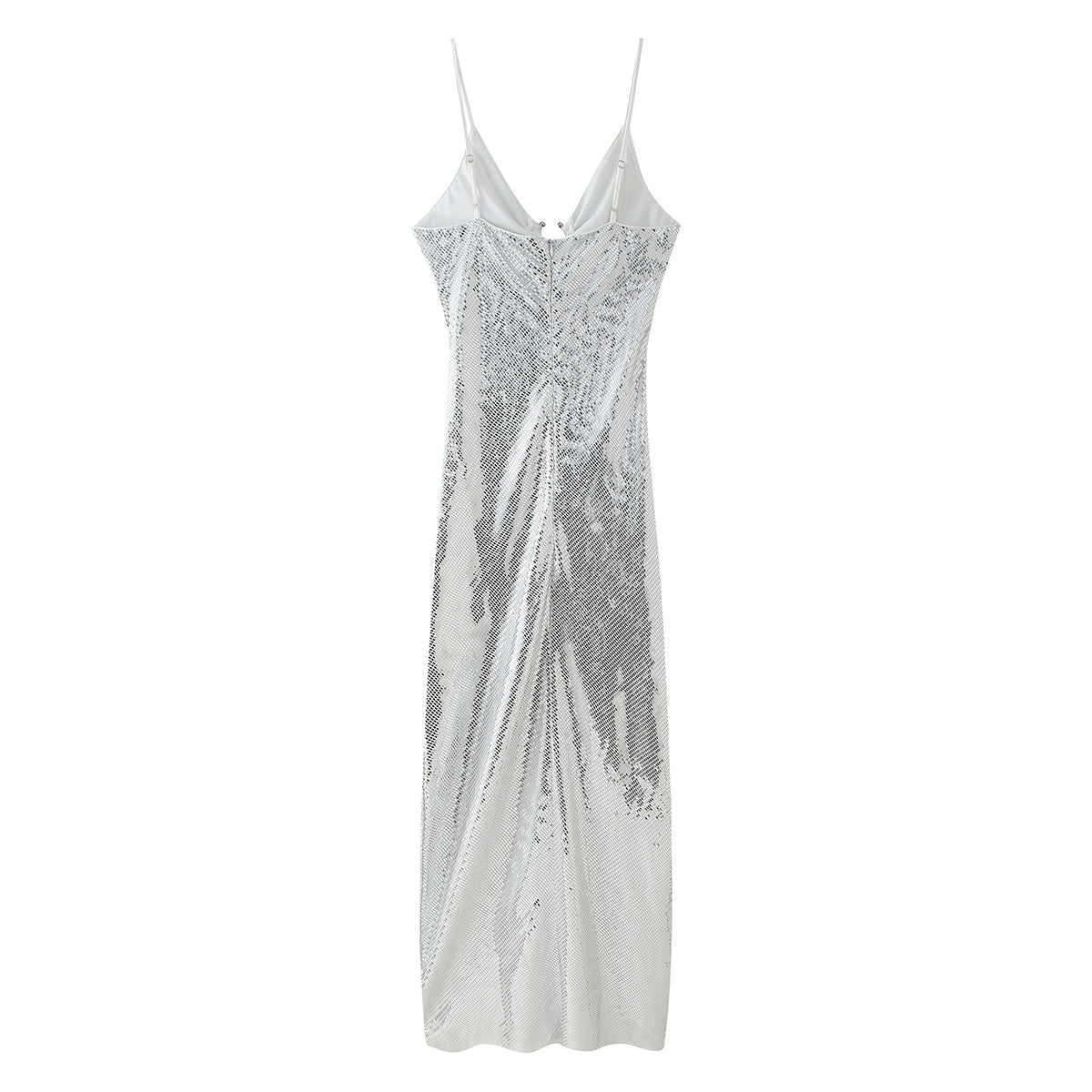 Sequined Long Hollow Cutout Decorative Suspender