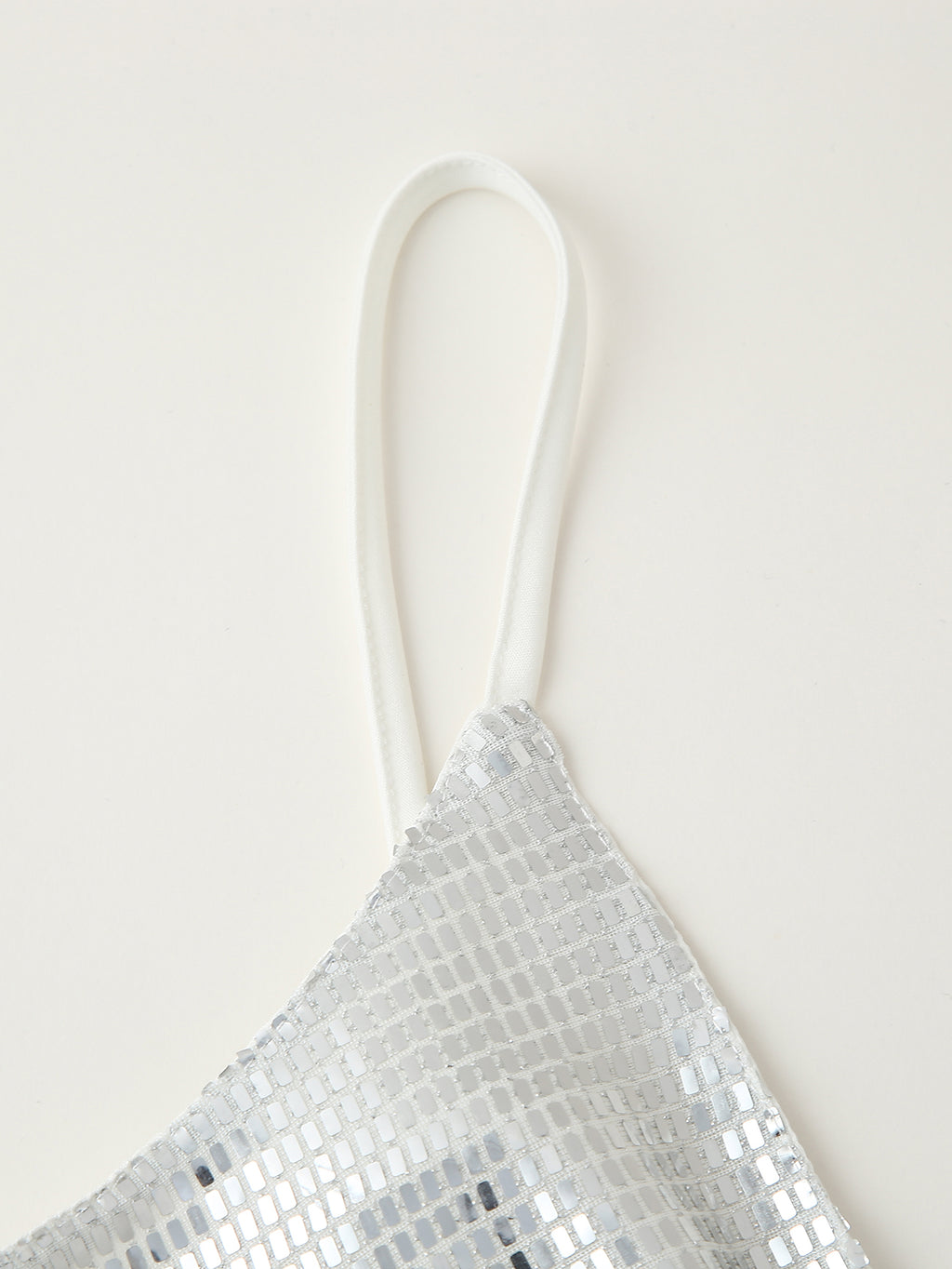 Sequined Long Hollow Cutout Decorative Suspender