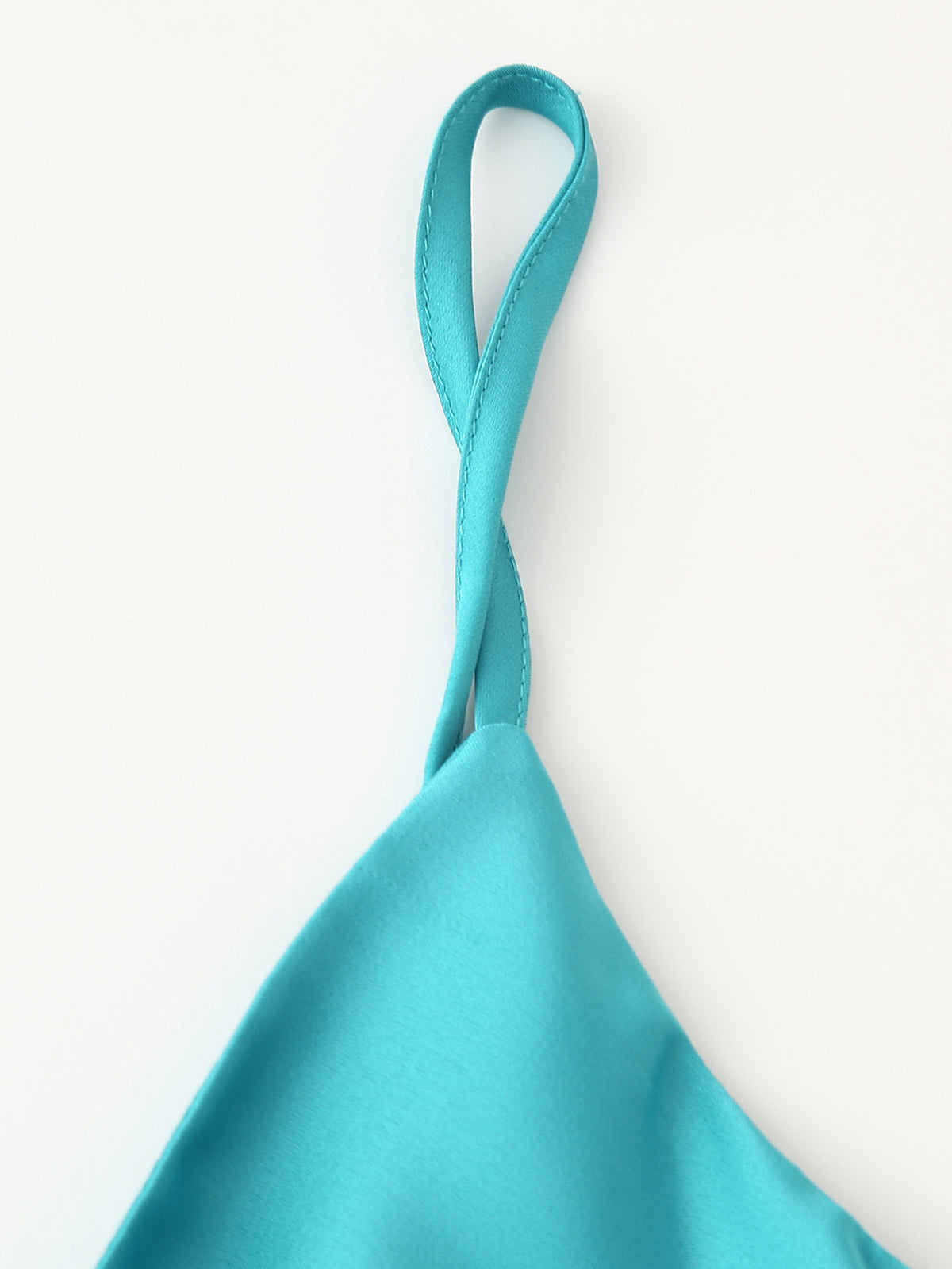 Women's Clothing Long Hollow Out Cutout Decorative Satin Sling Dress