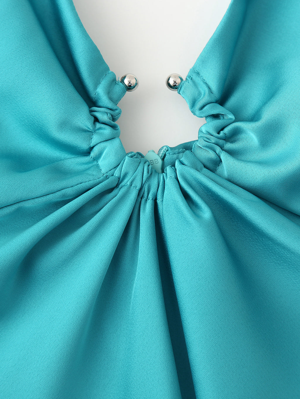 Women's Clothing Long Hollow Out Cutout Decorative Satin Sling Dress