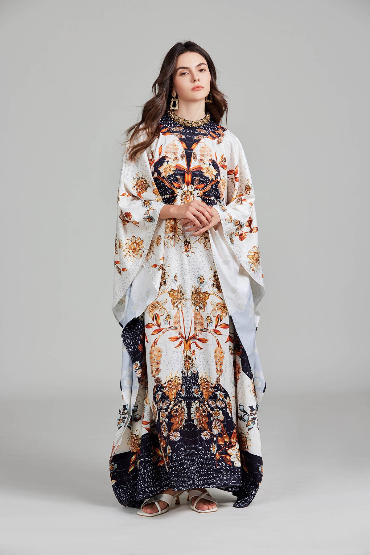 Women's 's Floral Print Slit Dress