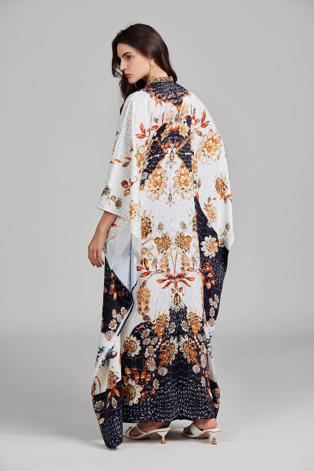 Women's 's Floral Print Slit Dress