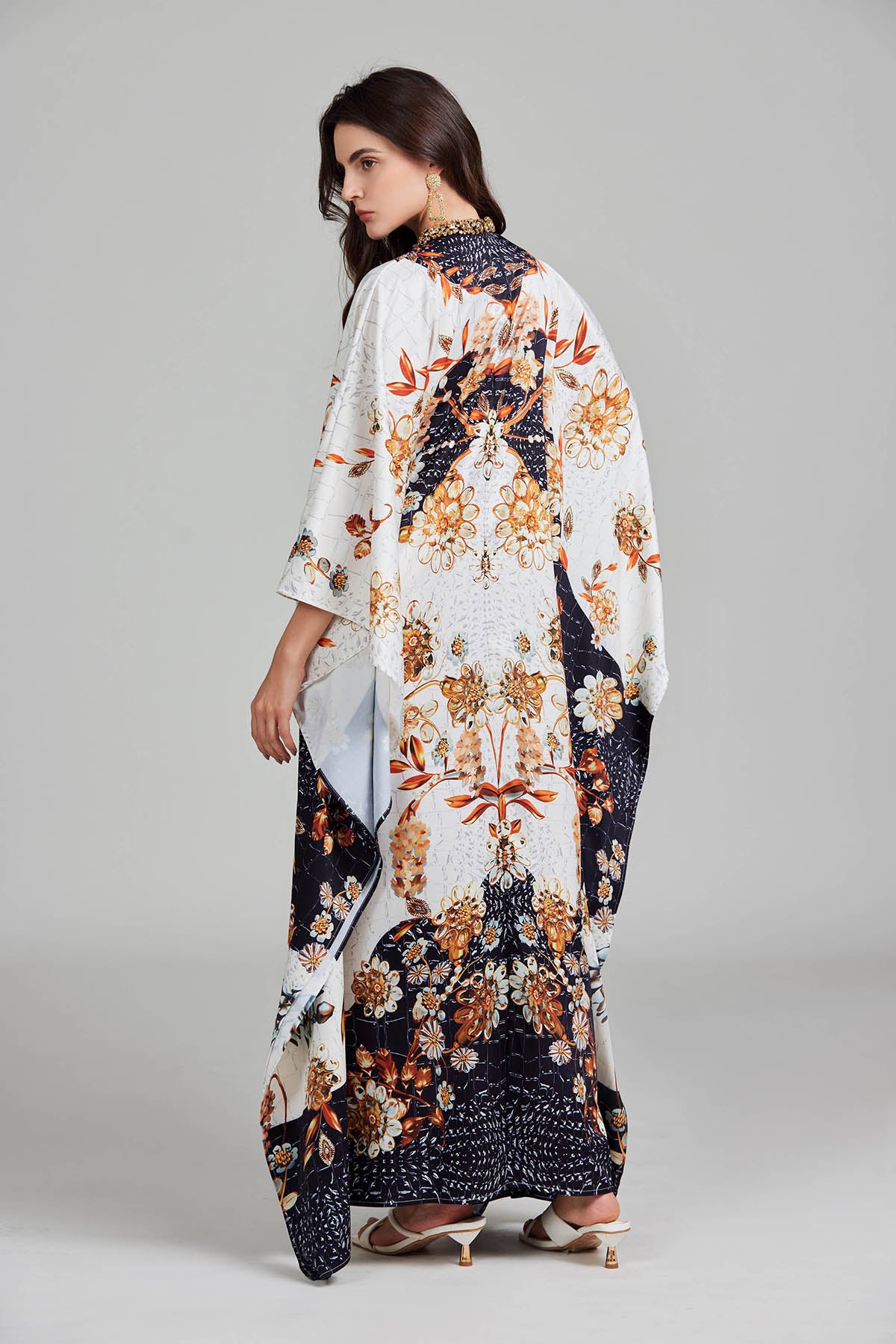 Women's 's Floral Print Slit Dress