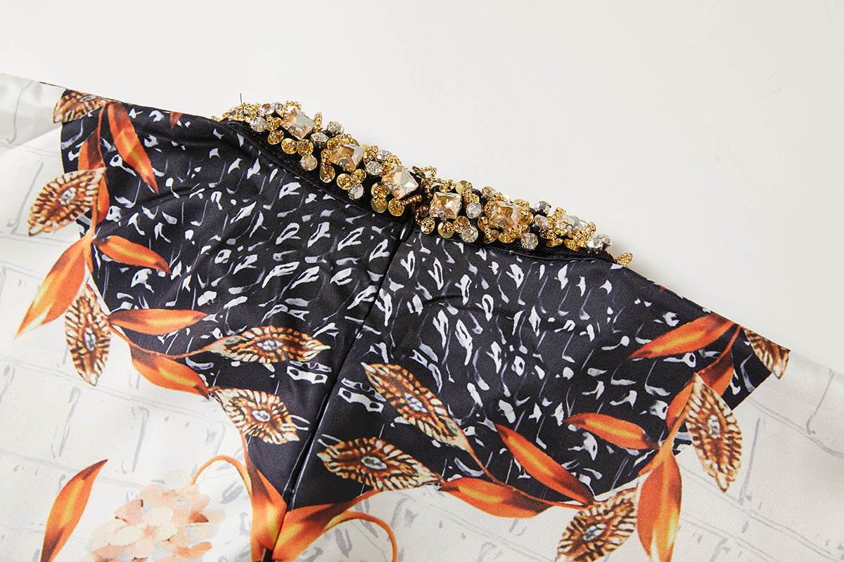 Women's 's Floral Print Slit Dress