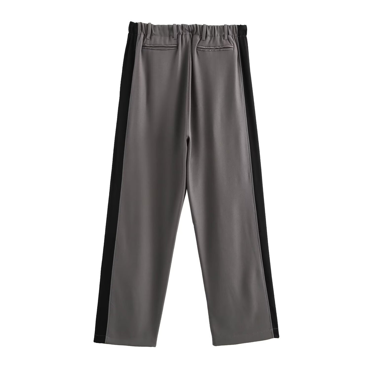 Spring And Autumn Casual Matching Color Pants Two-Piece Set