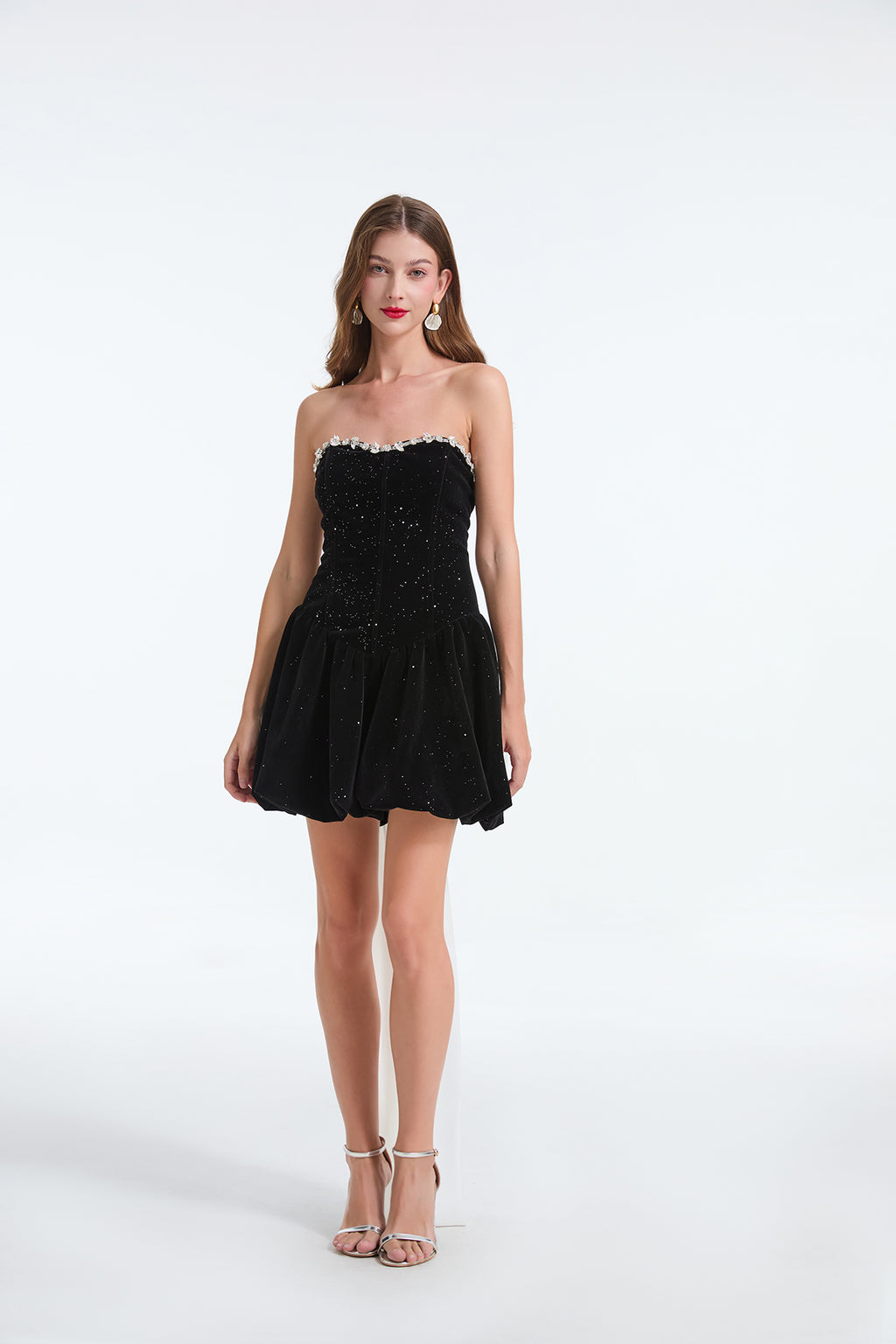 Women's 's Sleeveless Bow Formal Dress