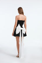 Women's 's Sleeveless Bow Formal Dress