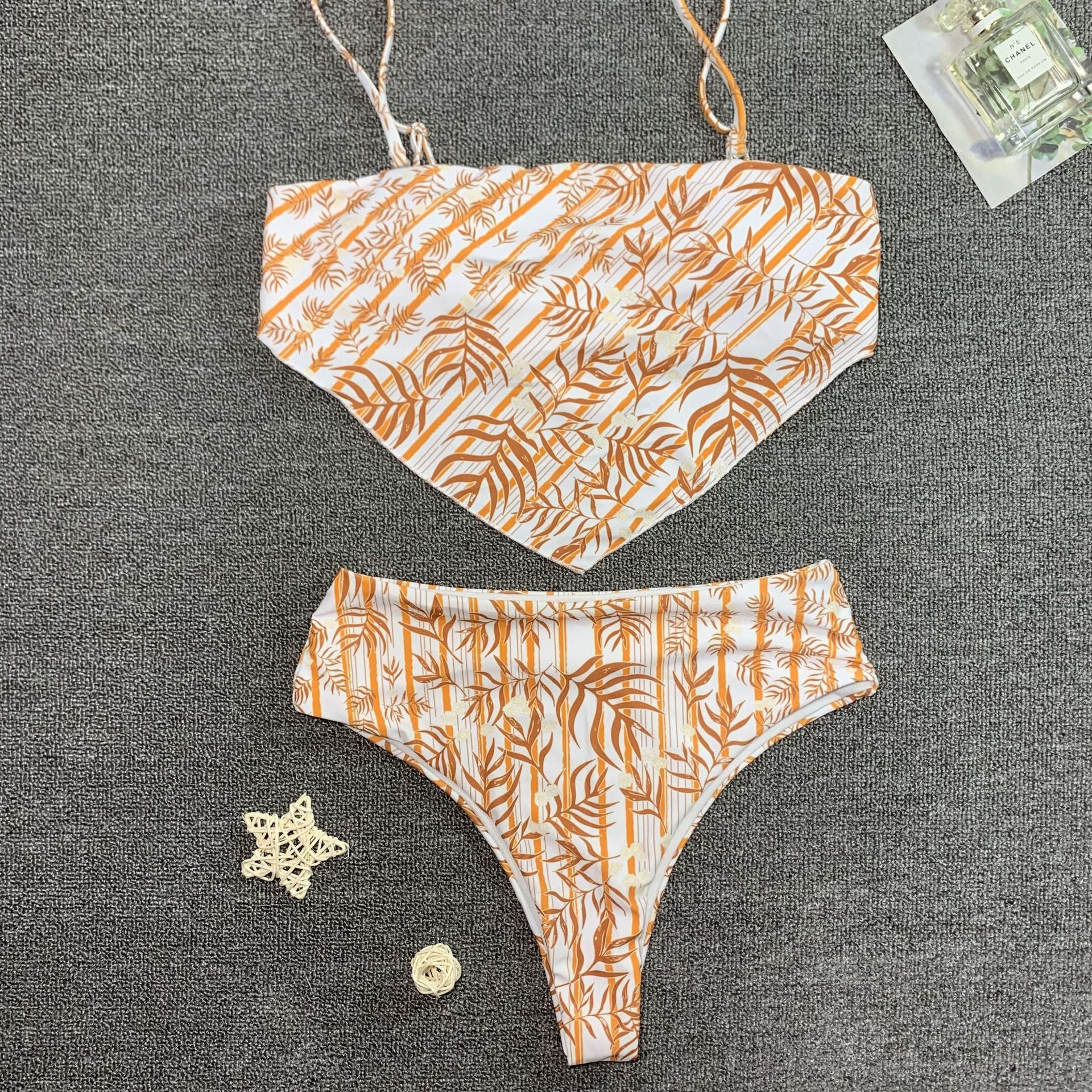 Leaves High-Waisted