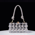 Transparent Braided Square Bag