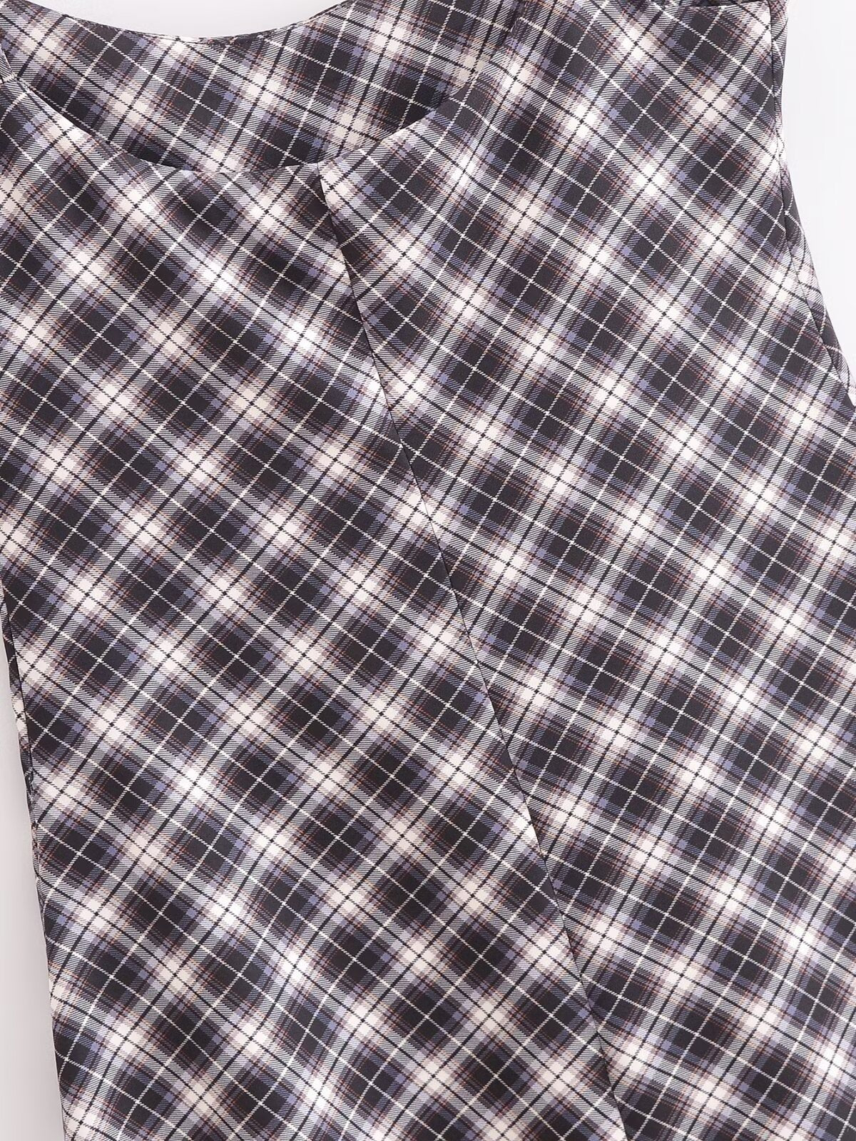 Fashionable Simple Cotton Sling Length Dress