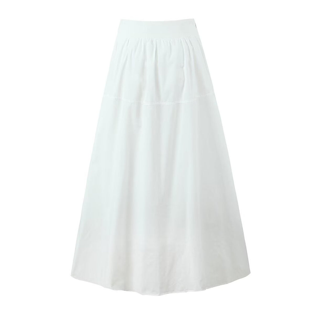 Women's Lace Cropped A-Line Two-Piece Skirt Set