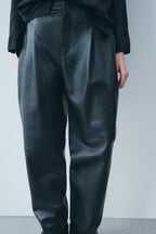 Leather Balloon Pants