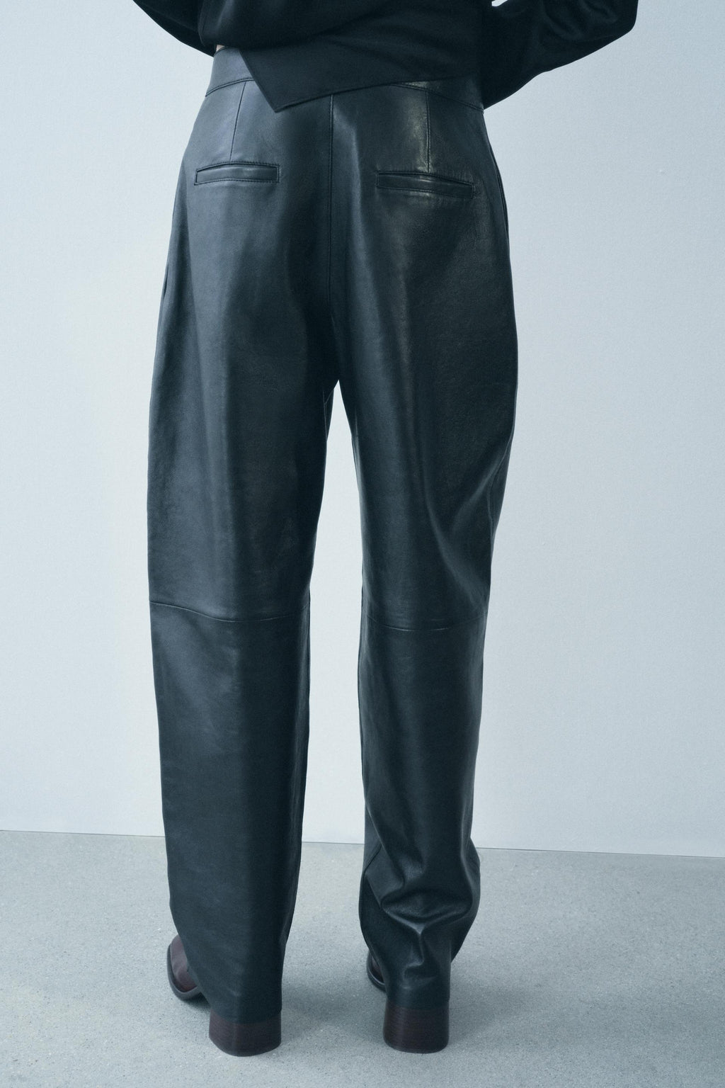 Leather Balloon Pants