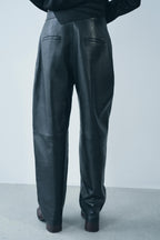Leather Balloon Pants
