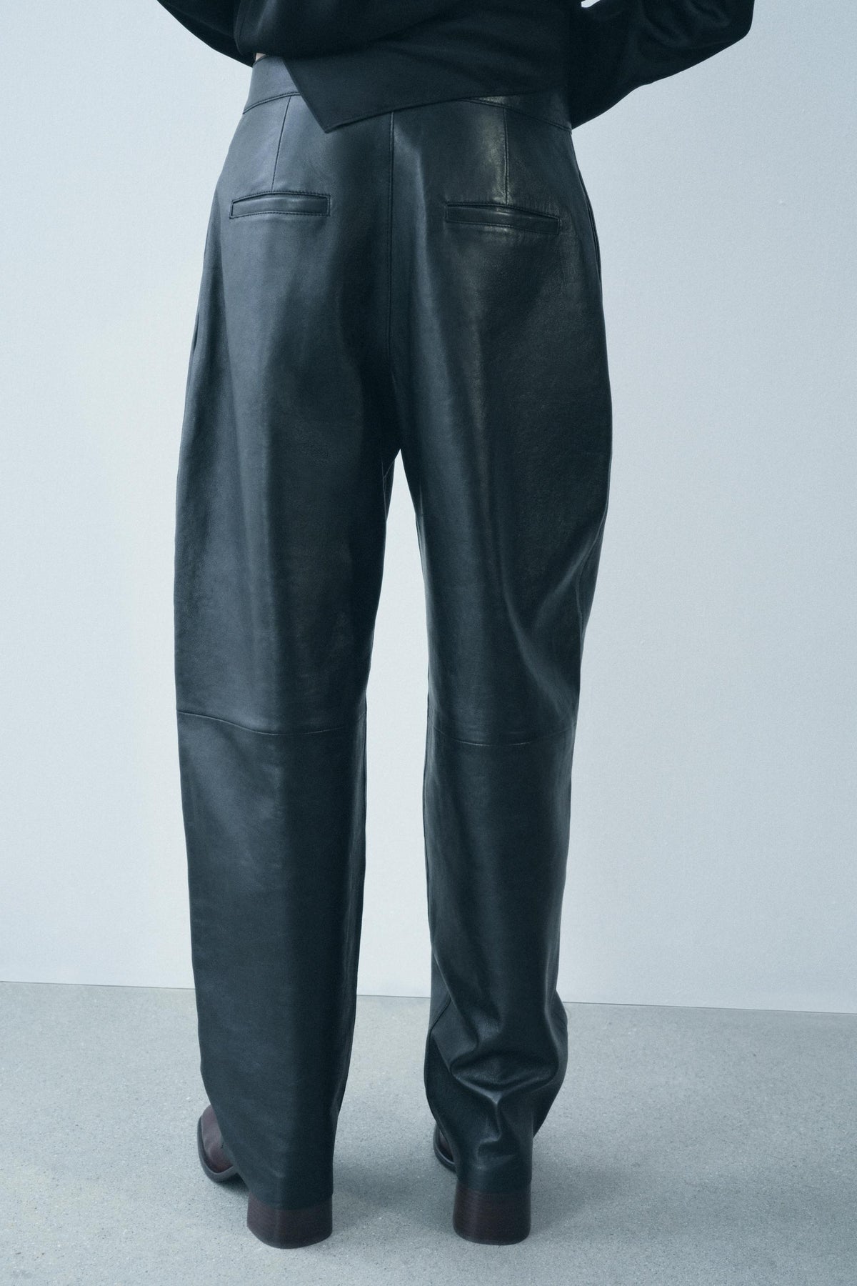 Leather Balloon Pants