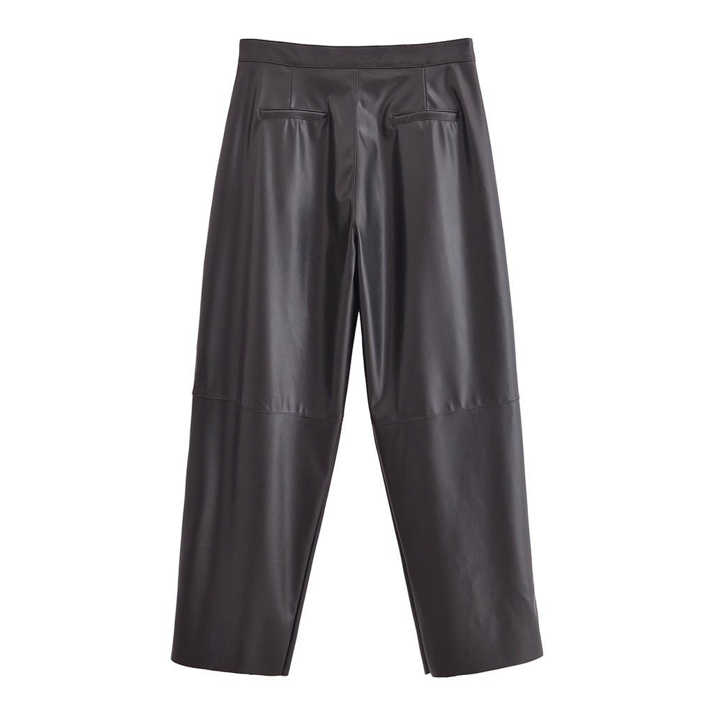 Leather Balloon Pants