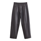 Leather Balloon Pants