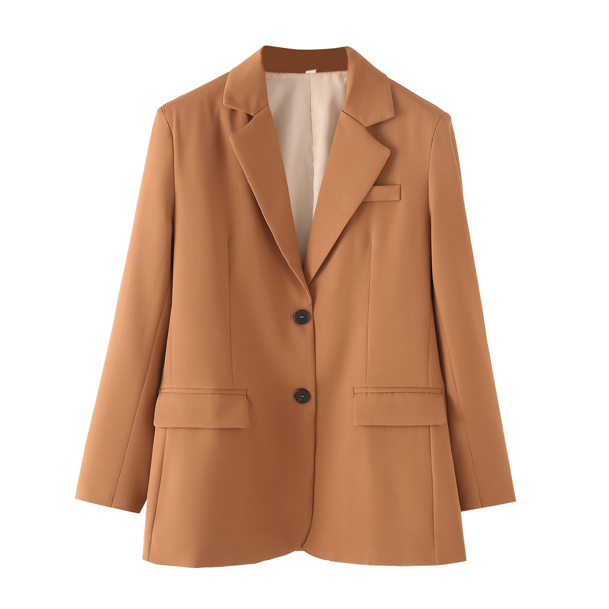 Women's Half Button Pocket Pleated Coordinated Two-Piece Set