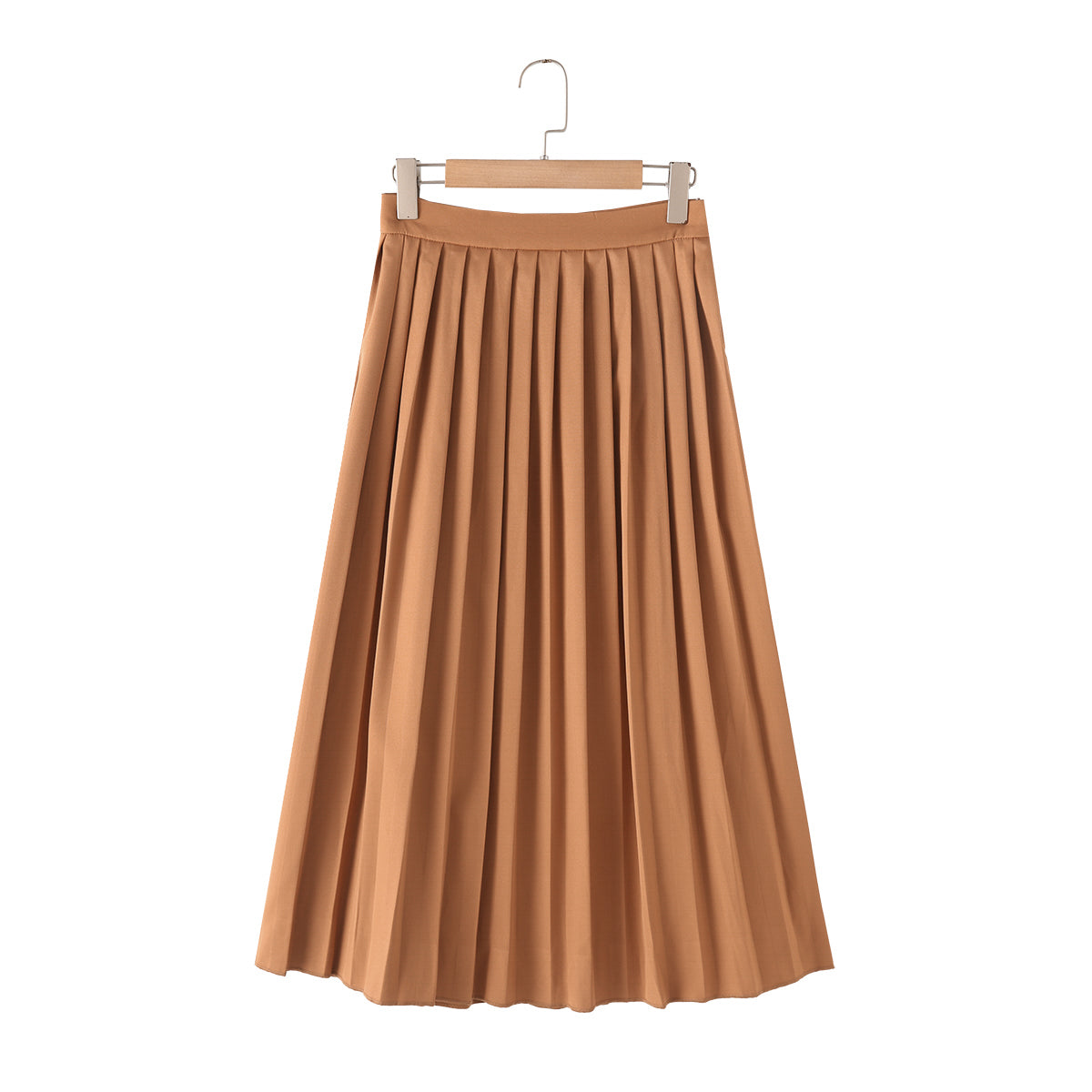 Women's Half Button Pocket Pleated Coordinated Two-Piece Set