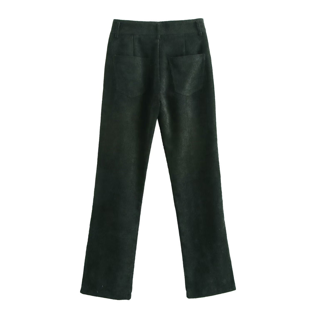 Winter Workplace Office Double Breasted Blazer Pants Set