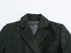 Winter Workplace Office Double Breasted Blazer Pants Set