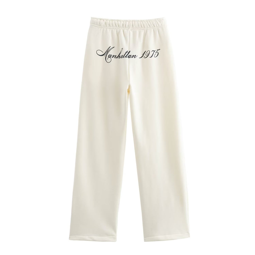 Autumn Winter Sweatshirt Casual Two-Piece Pant Sets