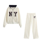 Autumn Winter Sweatshirt Casual Two-Piece Pant Sets