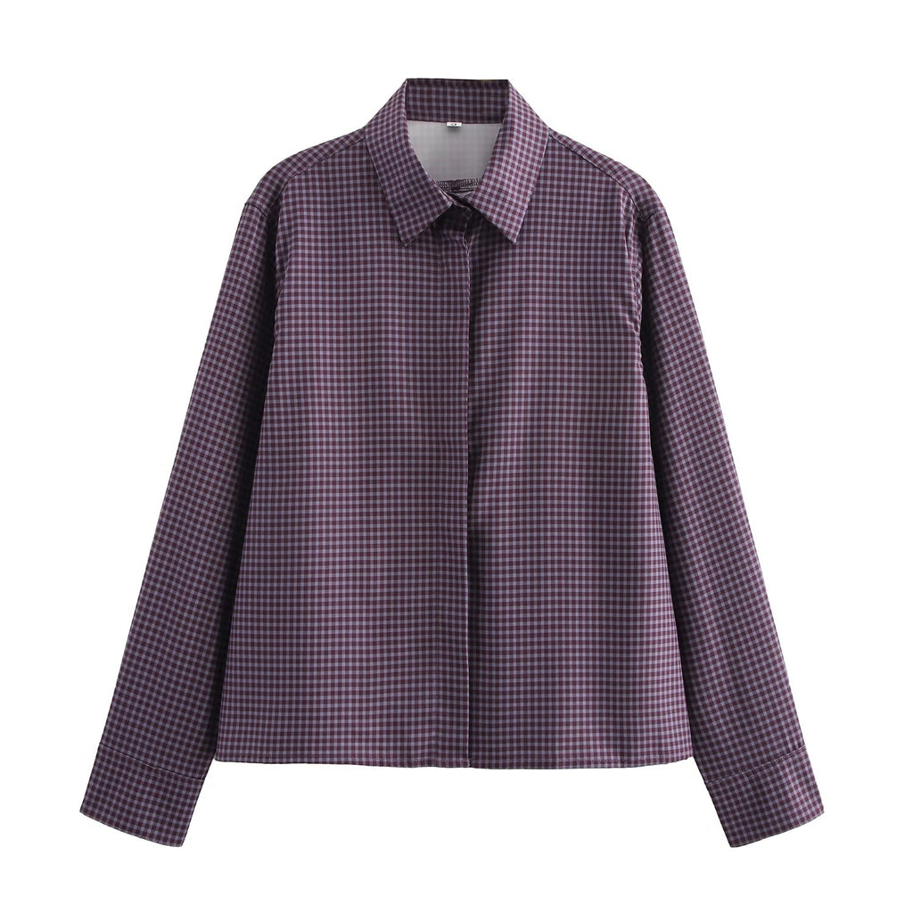 Women's Street Plaid Shirt
